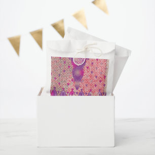 Sachets En Papier une conception d'un arrière - plan pourpre avec de