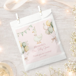 Sachets En Papier Une fille d'oie sotte 1er anniversaire
