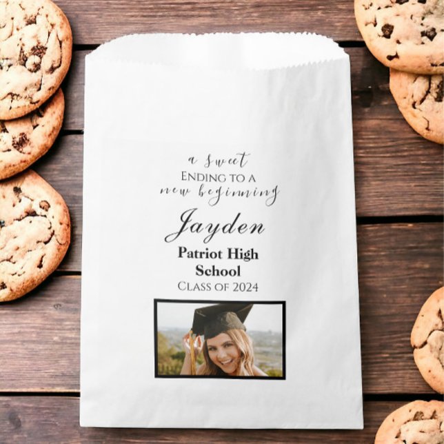 Sachets En Papier Une fin douce à une nouvelle photo de début d'étud (Créateur téléchargé)
