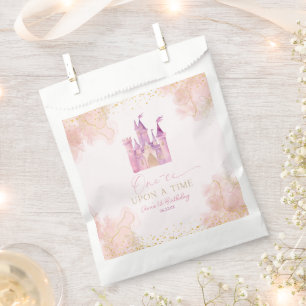 Sachets En Papier Une fois Princesse 1er anniversaire fête