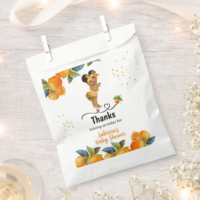 Sachets En Papier Une petite Cutie est sur son Baby shower Way (Coupé)