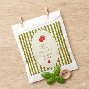 Sachets En Papier Une petite tomate est sur la vigne Baby Shower
