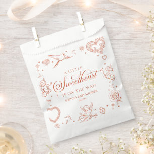 Sachets En Papier Une Saint-Valentin Petite Amour Bébé Shower
