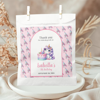 Sachets En Papier Unicorn Cute Magique Anniversaire