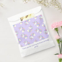 Unicorne fête d'anniversaire violet