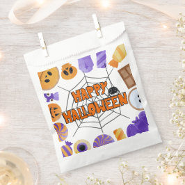 Sachets En Papier Vacances minimalistes d'Halloween
