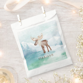 Sachets En Papier Vacances personnalisées à l'orignal mou