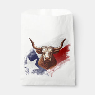 Sachets En Papier Vache longhorne du Texas