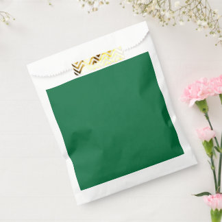 Sachets En Papier vert, azur, aqua, bleu électrique, police