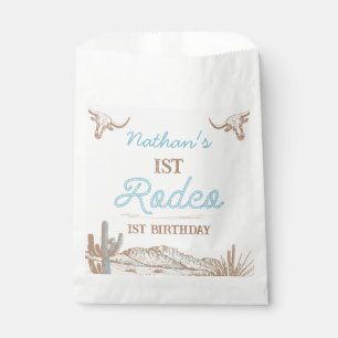 Sachets En Papier Vintage Western Cowboy Premier Rodéo 1er Anniversa