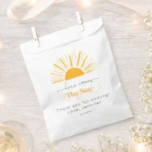 Sachets En Papier Voici la fête d'anniversaire du soleil