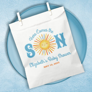 Sachets En Papier Voici le Baby shower Son Sunshine