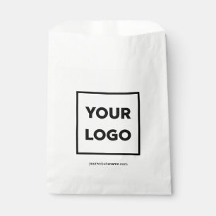 Sachets En Papier Votre entreprise Logo et site Web