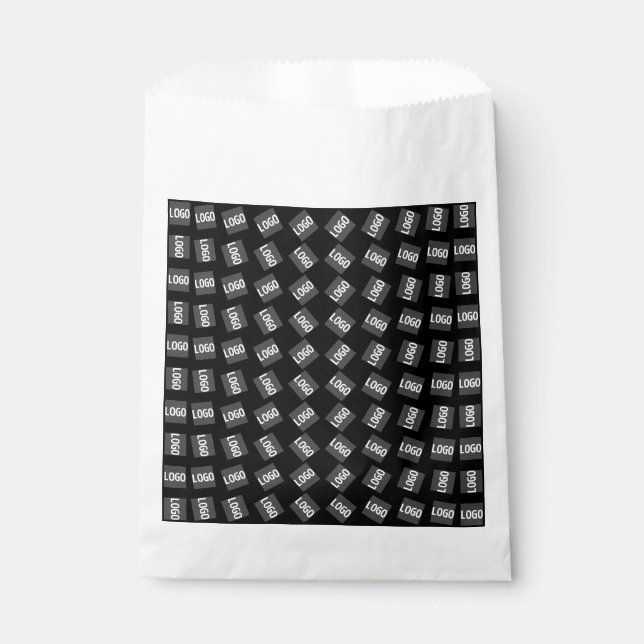 Sachets En Papier Votre logo | Logo unique, motif de conception ou d (Devant)