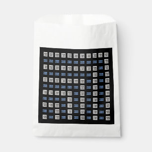 Sachets En Papier Votre logo ou image téléchargée Motif géométriqu