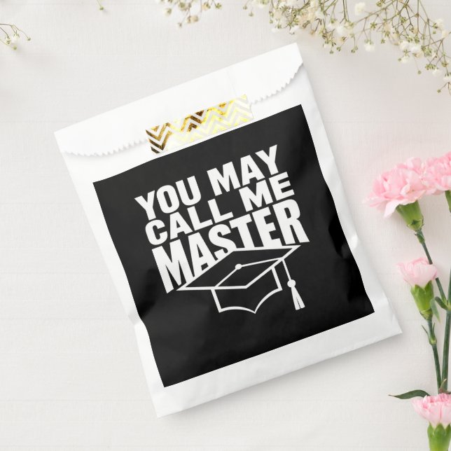 Sachets En Papier Vous Pouvez M'Appeler Maîtrise Diplômée 2024 (Scellé)