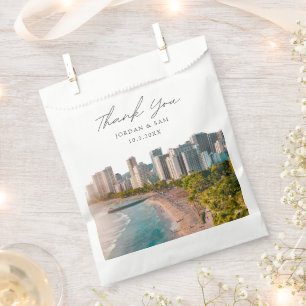 Sachets En Papier Waikiki Wedding Favoriser Photo Merci