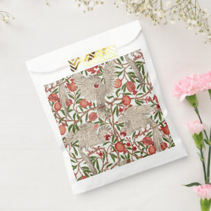 Sachets En Papier Walter Crane Cacatoès blanc Grenade rouge Art