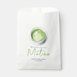 Sachets En Papier We love you so Matcha Baby Shower