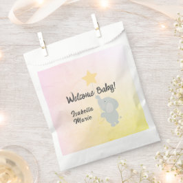 Sachets En Papier Whimsical Elephant Welcome Baby