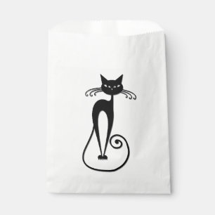 Sachets En Papier Whimsical Skinny Chat noir