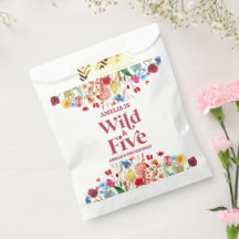 Wild and Five Fleur sauvage 5e fête d'anniversaire