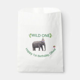 Sachets En Papier Wild One Elephant Celebration Accent