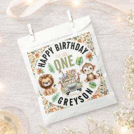 Sachets En Papier Wild One Jungle Adventure 1er anniversaire