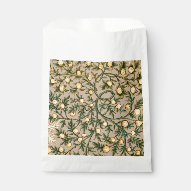 Sachets En Papier William Morris Fruit Floral Jardin Fleur Classique (Devant)