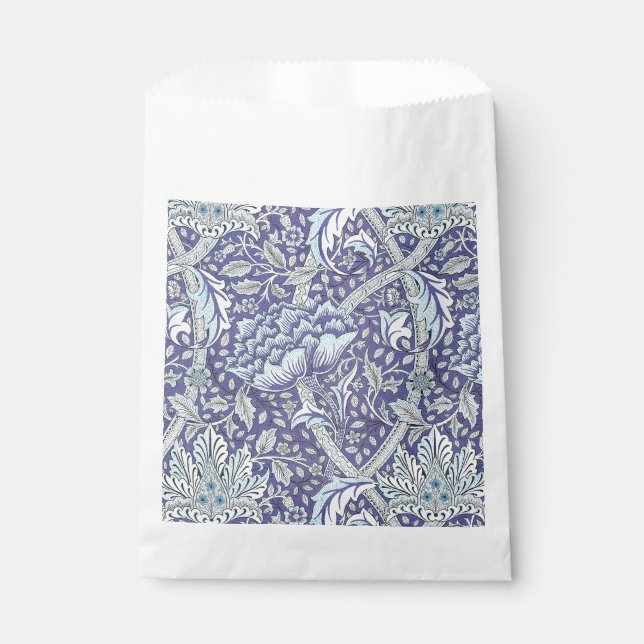 Sachets En Papier William Morris Windrush fleurs bleues (Devant)