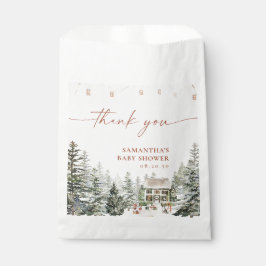Sachets En Papier Winter Christmas Baby Shower Favor Bag