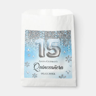 Sachets En Papier Winter Wonderland 15 Balloons Quinceanera