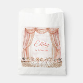 Sachets En Papier 🦊 🐰 🩰 Woodland Ballerina Party Favoriser les sa