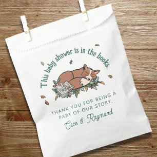 Sachets En Papier Woodland Storybook Fox Baby shower Merci
