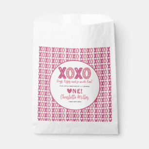 Sachets En Papier XOXO Hugs & Kisses Saint Valentin 1er anniversaire