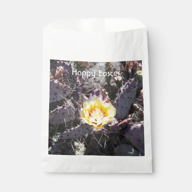 Sachets En Papier Yellow cactus (Devant)