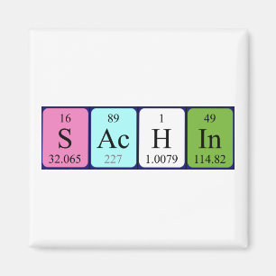 Sachin Periodenmagnet Magnet