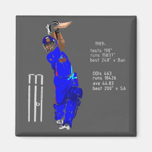 Sachin Tendulkar Kühlschrankmagnet