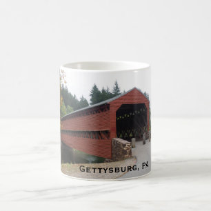 Sachs Covered Bridge bei Gettysburg PA Kaffeetasse
