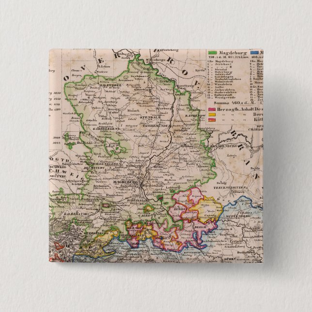 Sachsen, Anhalt Button (Vorderseite)