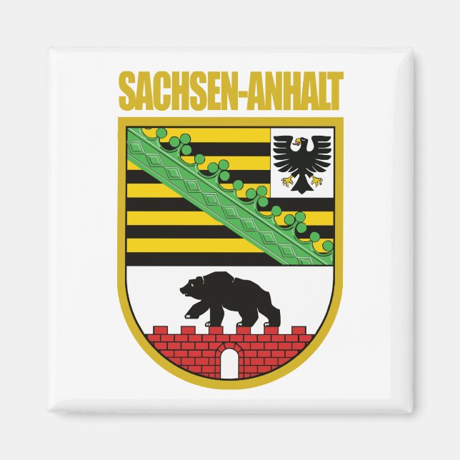 Sachsen-Anhalt Magnet (Vorne)
