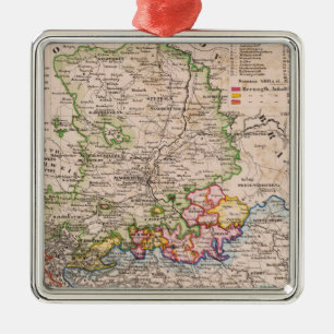 Sachsen, Anhalt Ornament Aus Metall