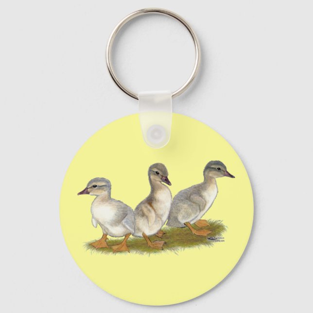 Sachsen Ducklings Schlüsselanhänger (Vorderseite)