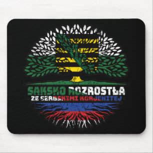 Sachsen Sächsisch Sorbisch Sorben Baum Wurzel Mousepad