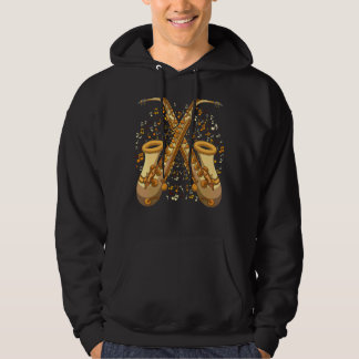 Sächsische Musiknoten Jazz Musician Instrument S Hoodie