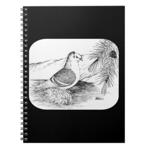 Sächsische Schildtaube 1973 Notizblock