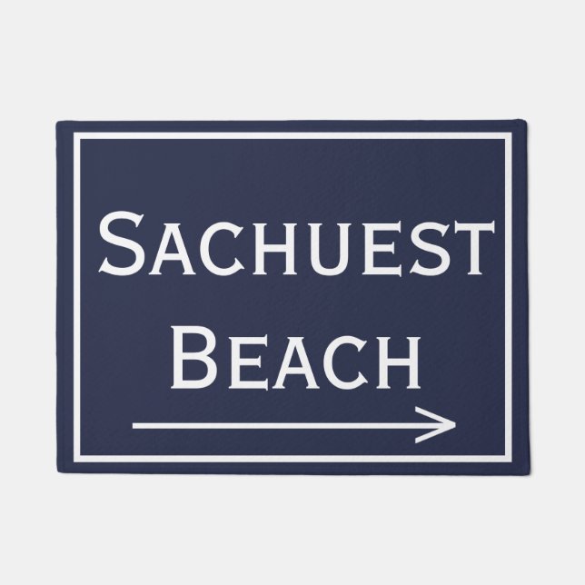 Sachuest Second Beach Newport RI Doormat Fußmatte (Vorderseite)