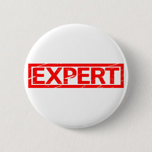 Sachverständige Briefmarke Button