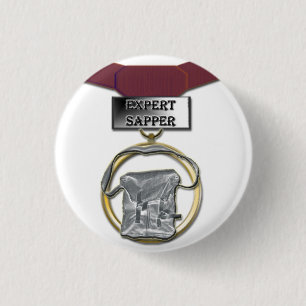 Sachverständiger Sappermedaillenknopf Button
