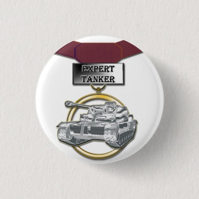 Sachverständiger Tankermedaillenknopf Button (Vorderseite)